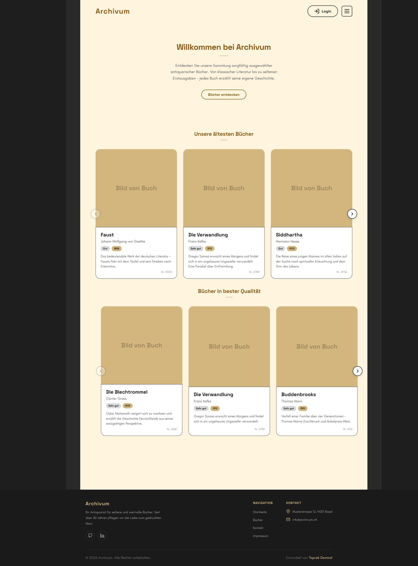 Archivum public home page